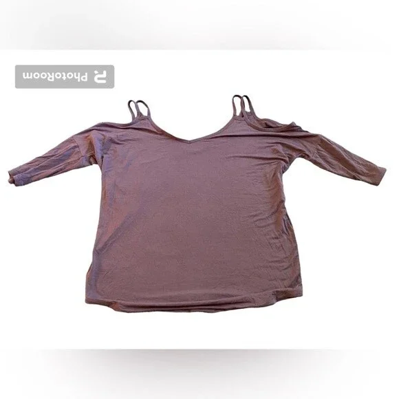 EXPRESS One Eleven Strappy Cold Shoulder Top - Picture 4 of 5